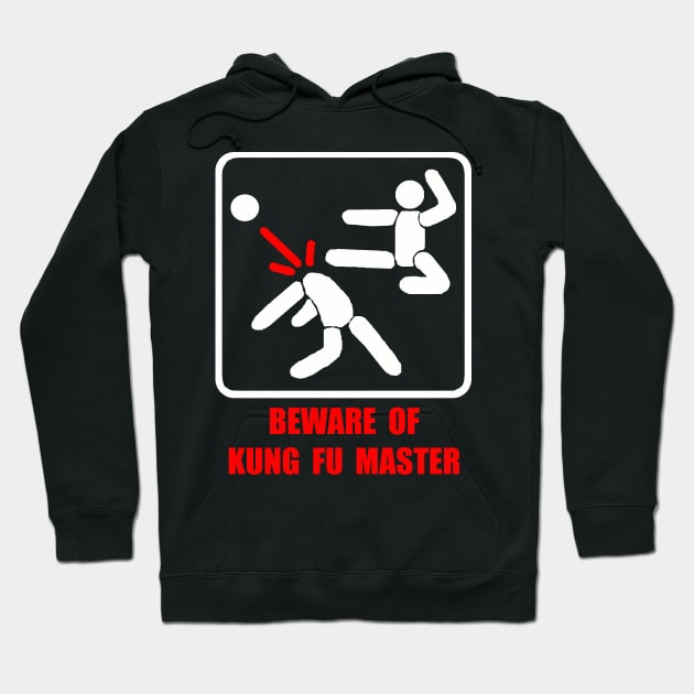 Beware of Kung Fu master Hoodie by NewSignCreation